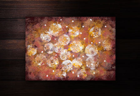 brown circle 絵の全体像 オリジナル アート 絵画 アクリル画 風水画 東京都,港区,世田谷区,練馬区,大田区,杉並区,八王子市