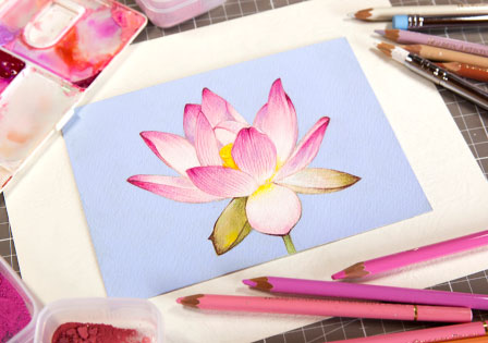 恋の予感 作品の拡大写真 タッチの確認 オリジナル アート 絵画 アクリル画 風水画 福井県,福井市,敦賀市,小浜市