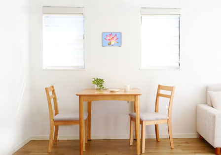 部屋に飾ったイメージ オリジナル アート 絵画 アクリル画 風水画 福井県,福井市,敦賀市,小浜市