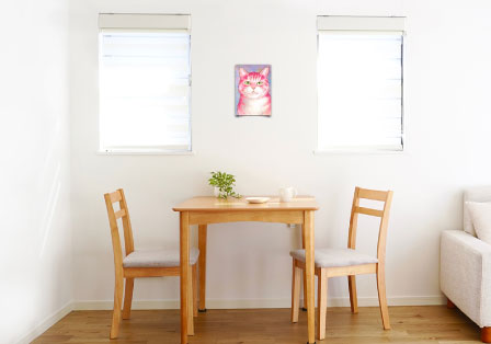 部屋に飾ったイメージ オリジナル アート 絵画 アクリル画 風水画 埼玉県,さいたま市,川口市,川越市