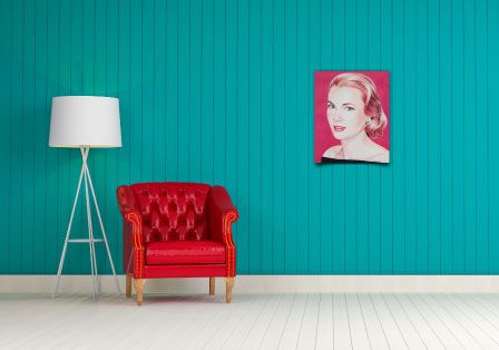 にこ淵に挿す光 絵の全体像 オリジナル アート 絵画 アクリル画 風水画 高知県,高知市,南国市,室戸市